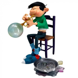 Plastoy Gaston Lagaffe - Gaston Lagaffe tromba a bolle di sapone