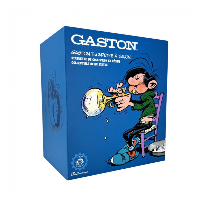 Plastoy Gaston Lagaffe - Gaston Lagaffe tromba a bolle di sapone