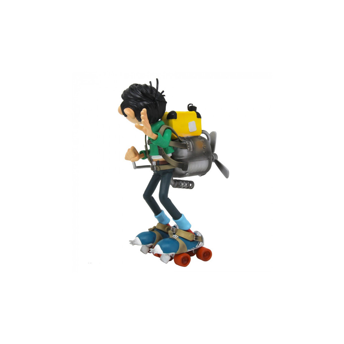 Plastoy Gaston Lagaffe - Gaston Lagaffe motore su pattini a rotelle