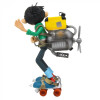 Plastoy Gaston Lagaffe - Gaston Lagaffe motore su pattini a rotelle