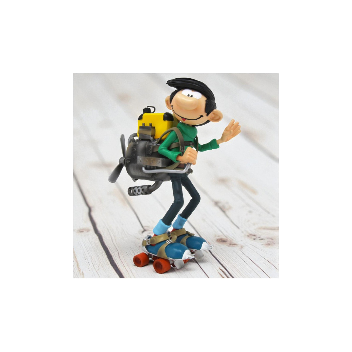 Plastoy Gaston Lagaffe - Gaston Lagaffe motore su pattini a rotelle