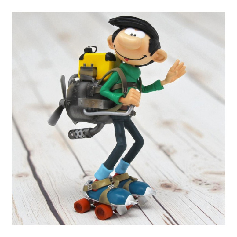 Plastoy Gaston Lagaffe - Gaston Lagaffe motore su pattini a rotelle