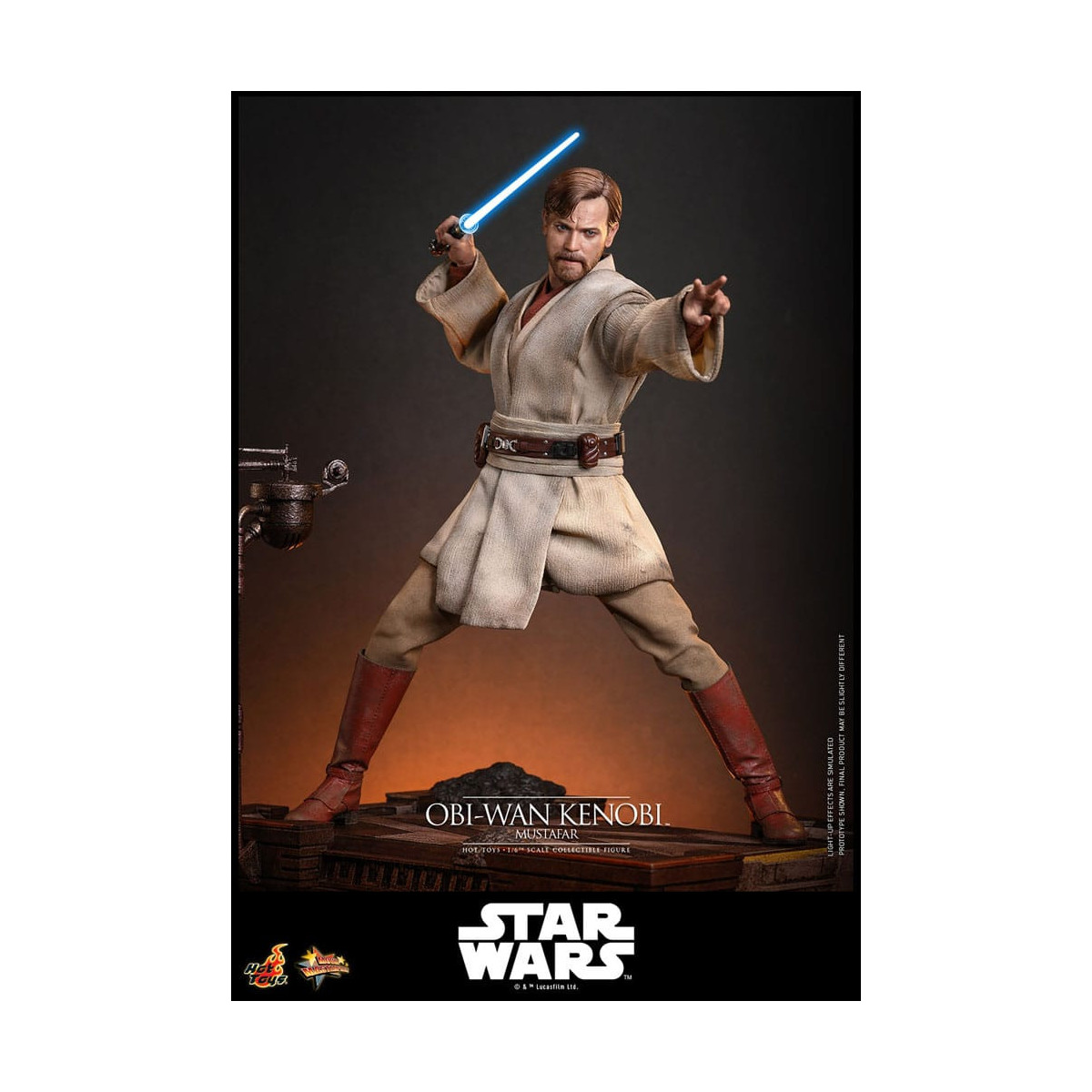 Hot toys Star Wars: Obi-Wan Kenobi (Mustafar) 1/6 - Episodio III: La vendetta dei Sith