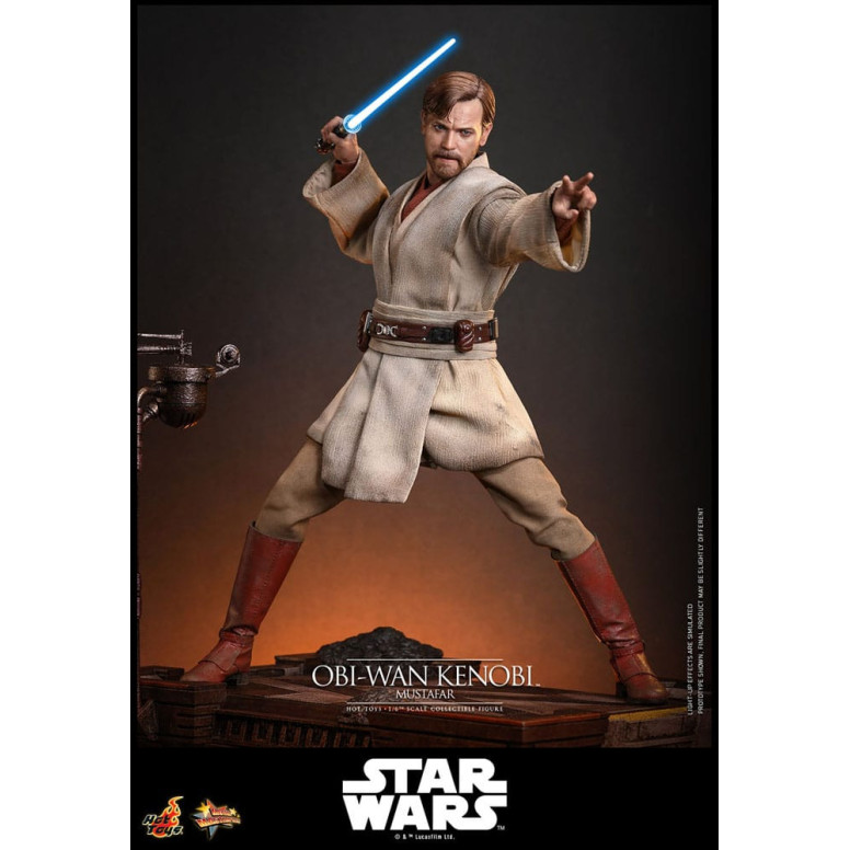 Hot toys Star Wars: Obi-Wan Kenobi (Mustafar) 1/6 - Episodio III: La vendetta dei Sith