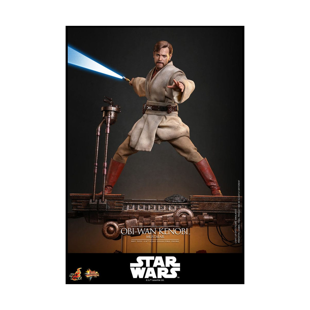 Hot toys Star Wars: Obi-Wan Kenobi (Mustafar) 1/6 - Episodio III: La vendetta dei Sith