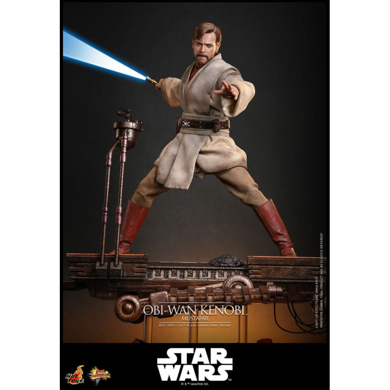 Hot toys Star Wars: Obi-Wan Kenobi (Mustafar) 1/6 - Episodio III: La vendetta dei Sith