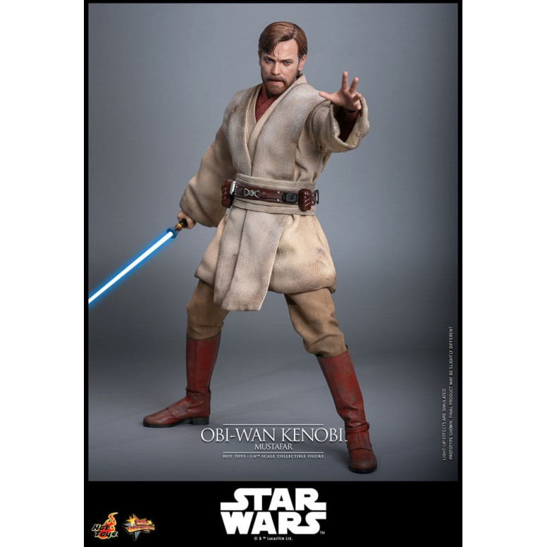 Hot toys Star Wars: Obi-Wan Kenobi (Mustafar) 1/6 - Episodio III: La vendetta dei Sith