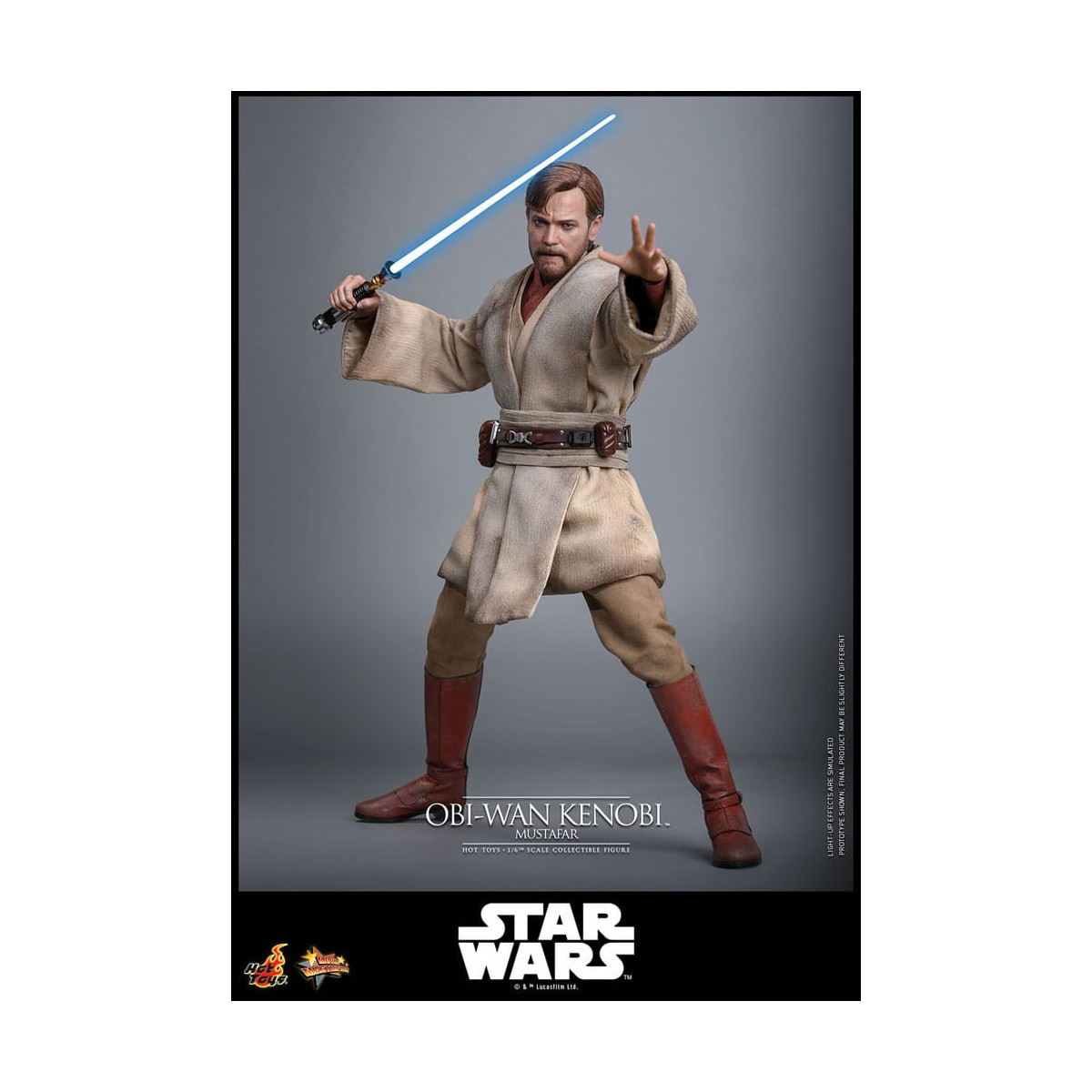 Hot toys Star Wars: Obi-Wan Kenobi (Mustafar) 1/6 - Episodio III: La vendetta dei Sith