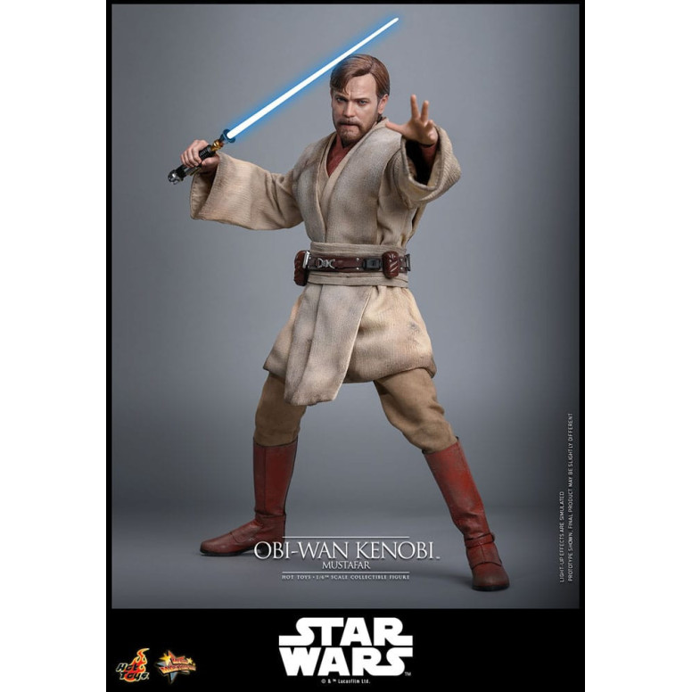 Hot toys Star Wars: Obi-Wan Kenobi (Mustafar) 1/6 - Episodio III: La vendetta dei Sith