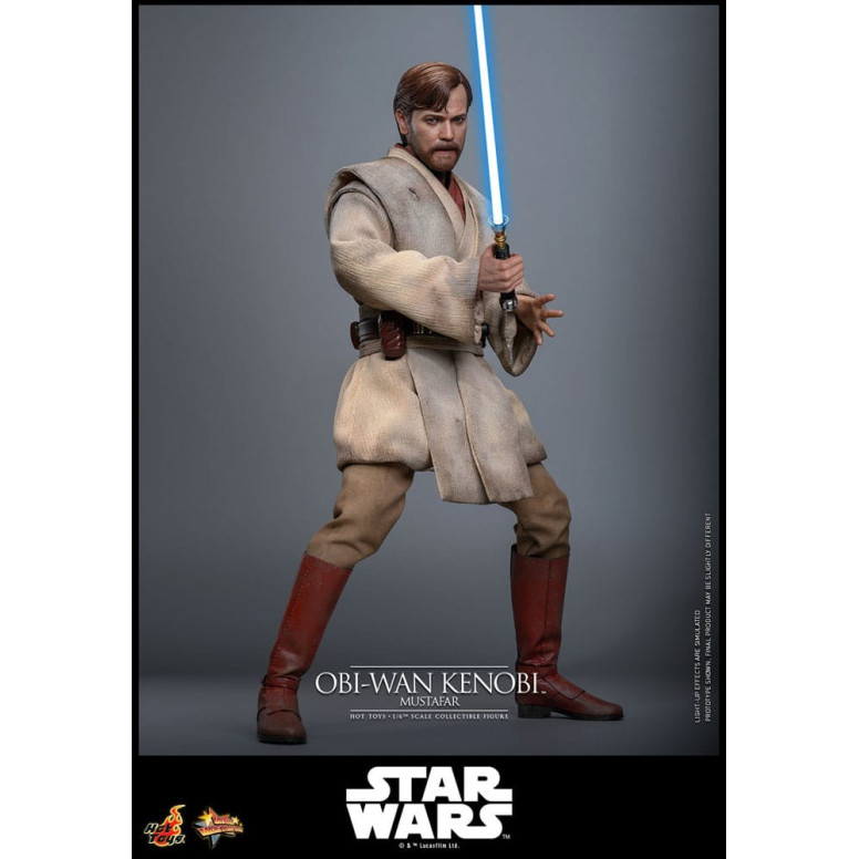 Hot toys Star Wars: Obi-Wan Kenobi (Mustafar) 1/6 - Episodio III: La vendetta dei Sith