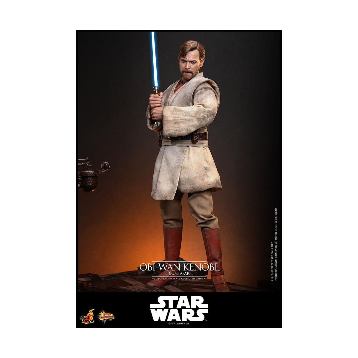 Hot toys Star Wars: Obi-Wan Kenobi (Mustafar) 1/6 - Episodio III: La vendetta dei Sith