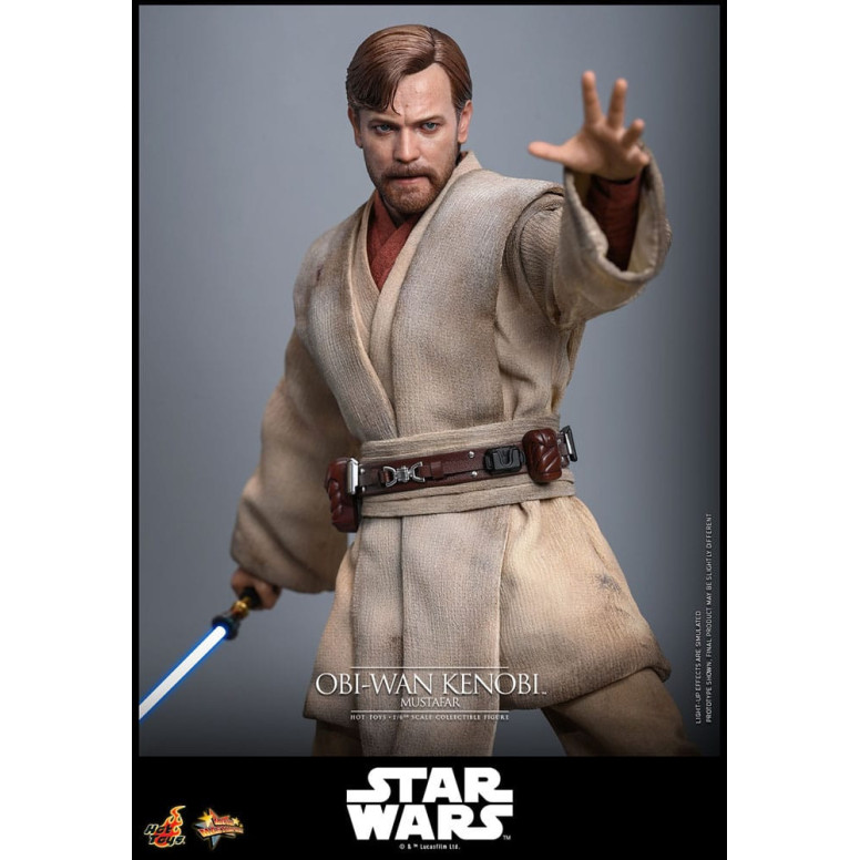 Hot toys Star Wars: Obi-Wan Kenobi (Mustafar) 1/6 - Episodio III: La vendetta dei Sith