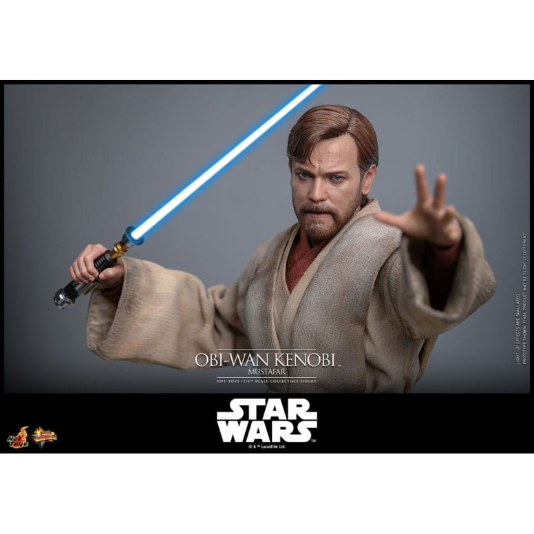 Hot toys Star Wars: Obi-Wan Kenobi (Mustafar) 1/6 - Episodio III: La vendetta dei Sith