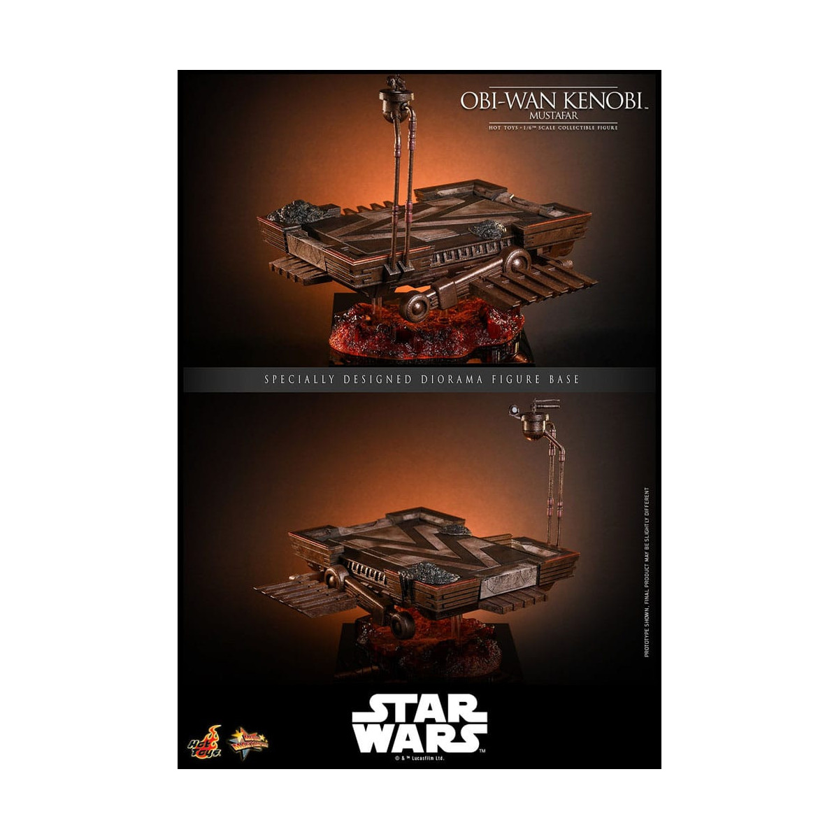 Hot toys Star Wars: Obi-Wan Kenobi (Mustafar) 1/6 - Episodio III: La vendetta dei Sith
