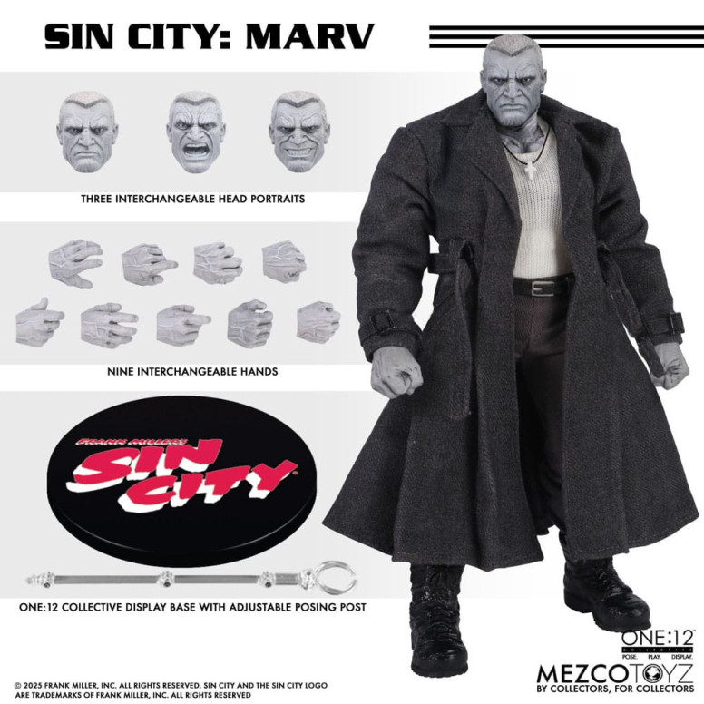 Mezco One 12 - Marv - Sin City
