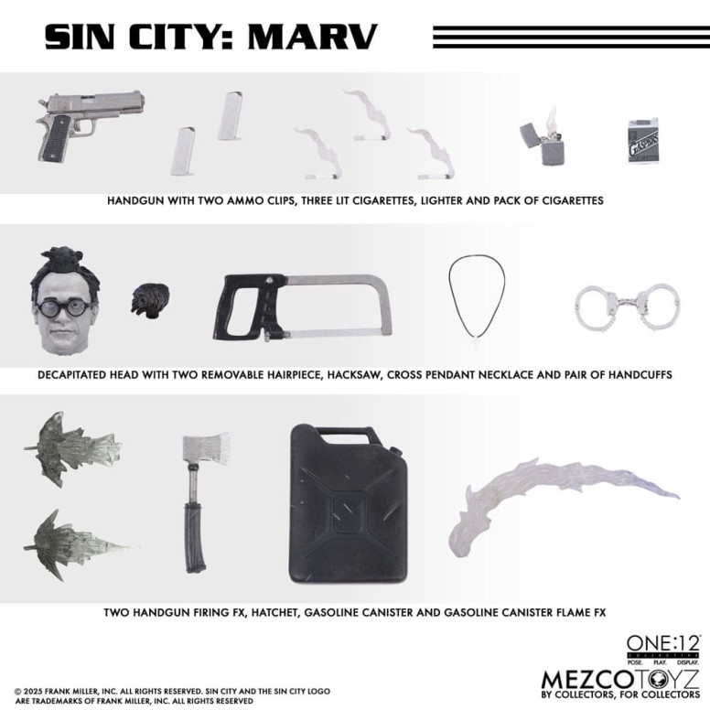 Mezco One 12 - Marv - Sin City