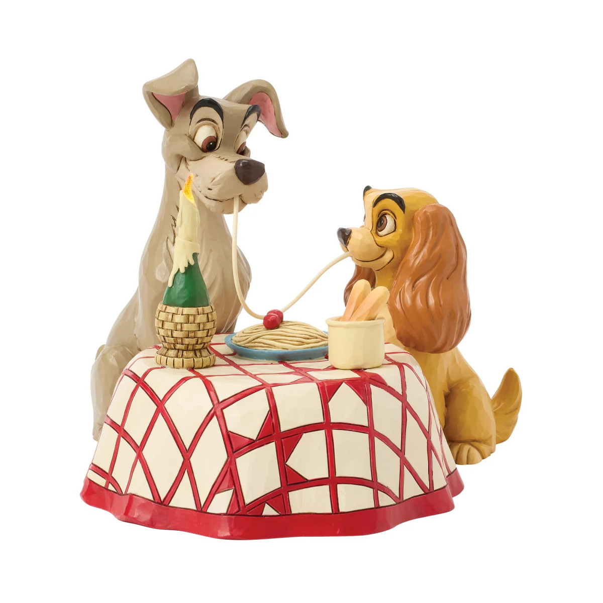 Disney Tradizione di Jim Shore - Lady and the Tramp - Spaghetti - Lady & the Tramp