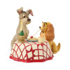 Disney Tradizione di Jim Shore - Lady and the Tramp - Spaghetti - Lady & the Tramp
