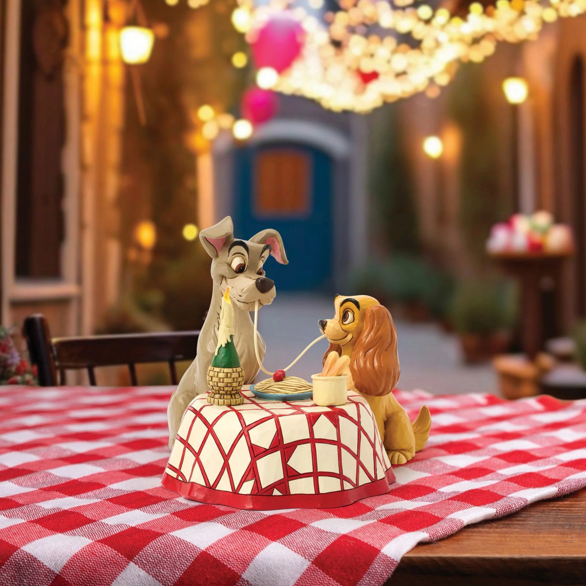 Disney Tradizione di Jim Shore - Lady and the Tramp - Spaghetti - Lady & the Tramp