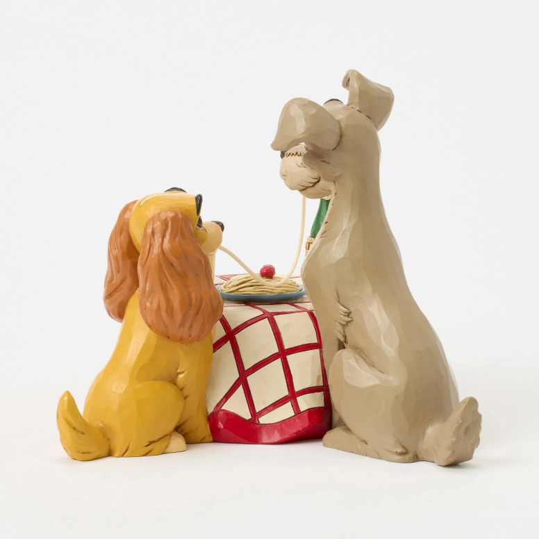 Disney Tradizione di Jim Shore - Lady and the Tramp - Spaghetti - Lady & the Tramp