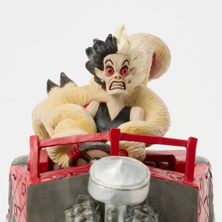 Enesco - les 101 Dalmatiner - Cruella d'Enfer Musical Car - Disney Tradizione di Jim Shore