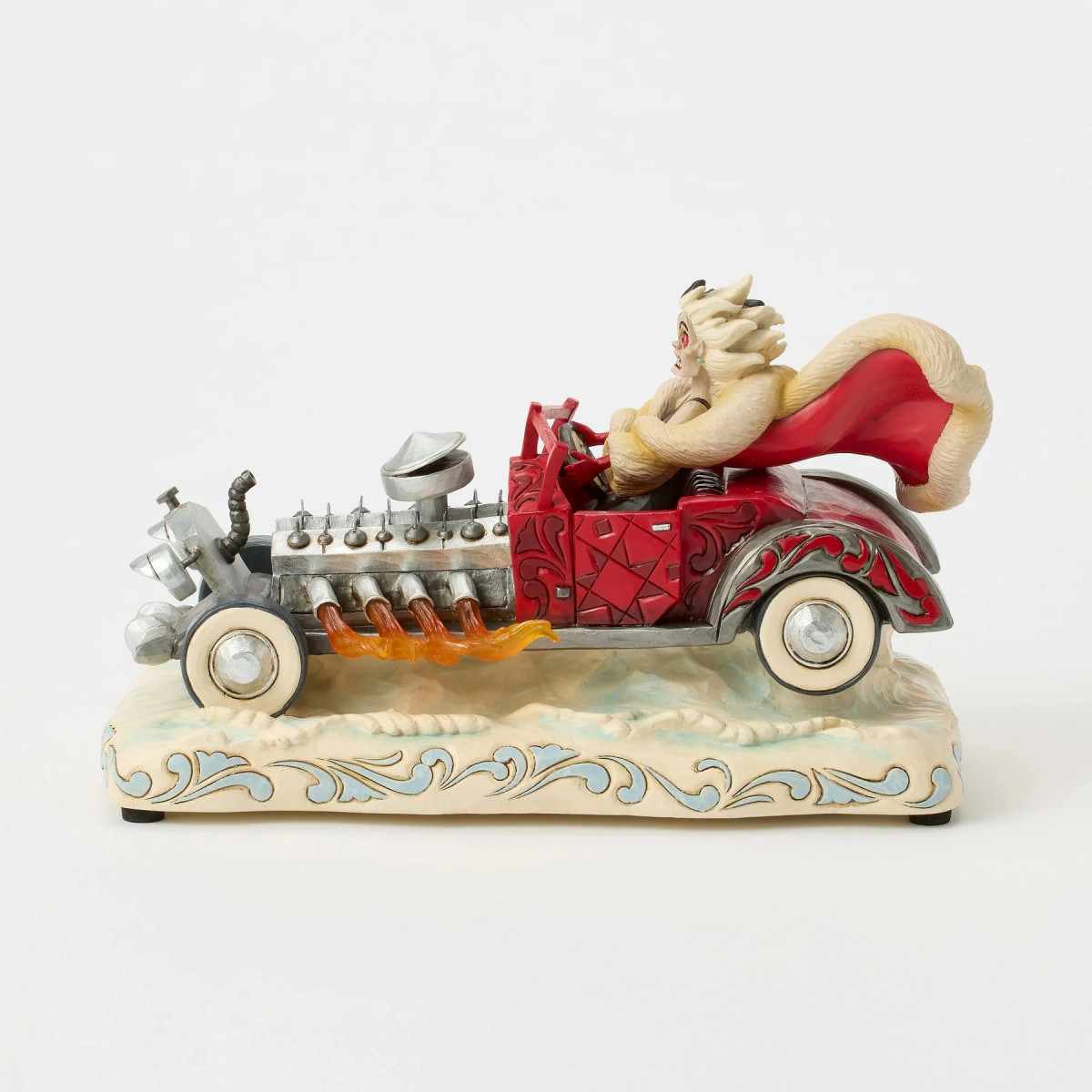 Enesco - les 101 Dalmatiner - Cruella d'Enfer Musical Car - Disney Tradizione di Jim Shore