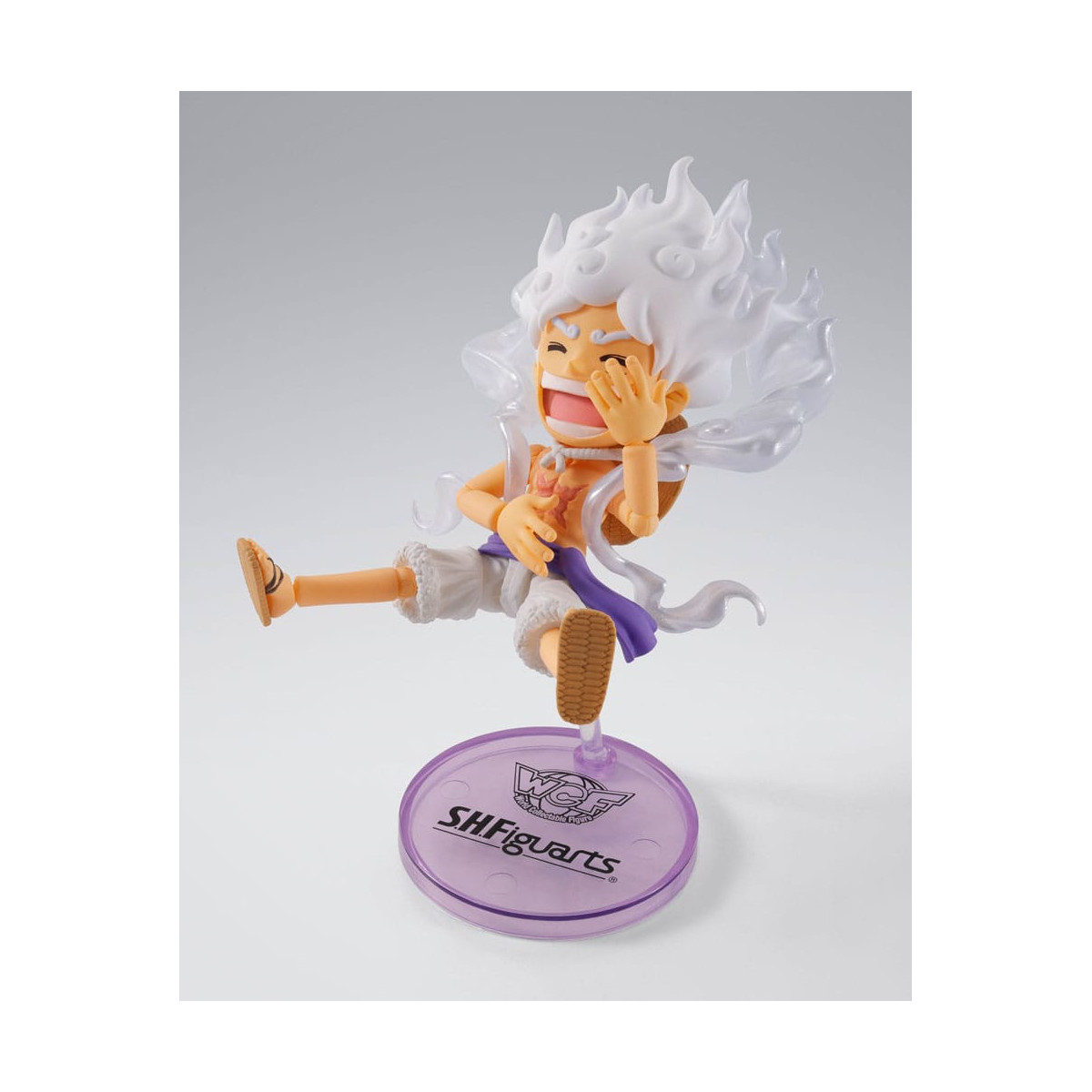 Tamashii Bandai One Piece - Monkey.D.Luffy Gear 5 - Figura da collezione mondiale × S.H.Figuarts