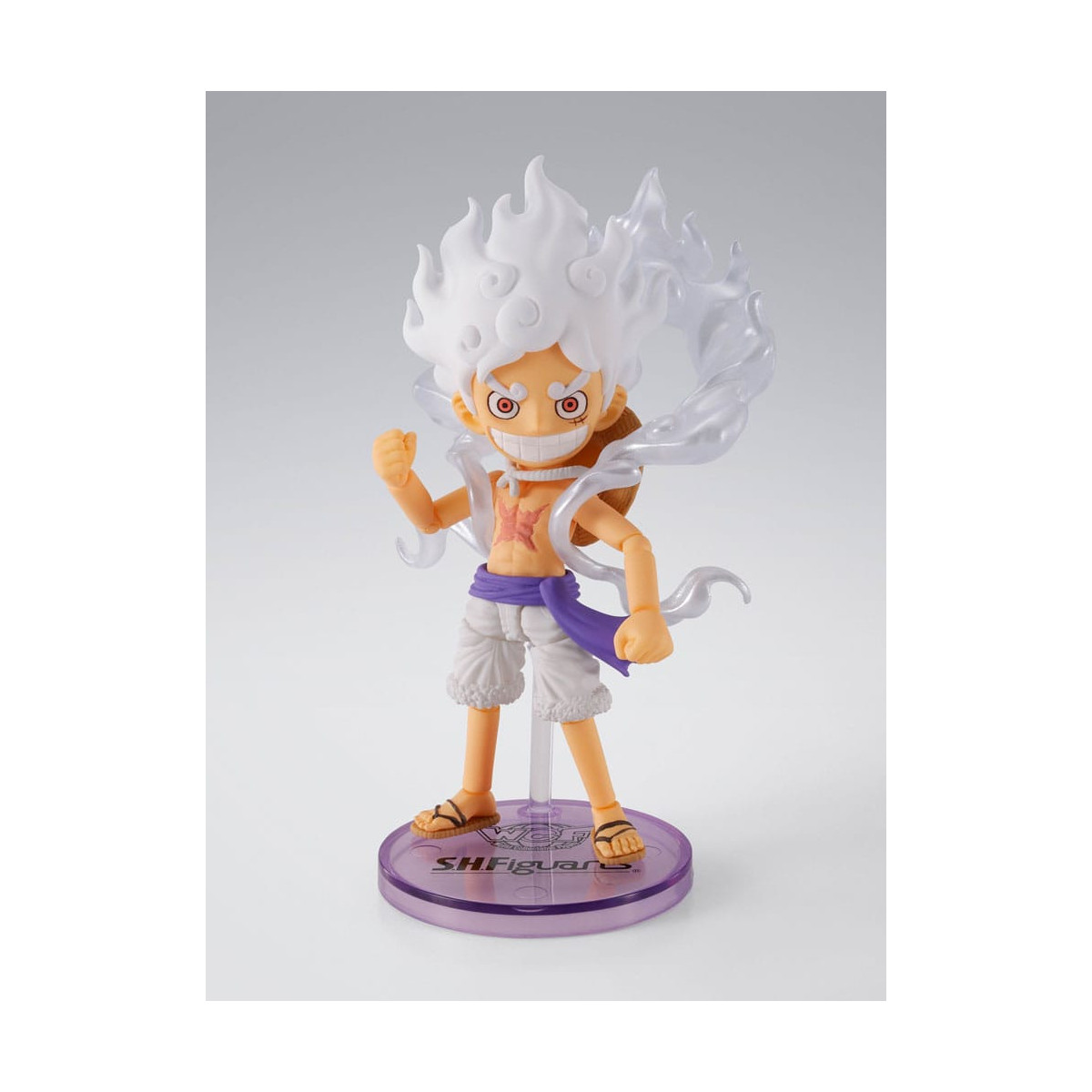 Tamashii Bandai One Piece - Monkey.D.Luffy Gear 5 - Figura da collezione mondiale × S.H.Figuarts