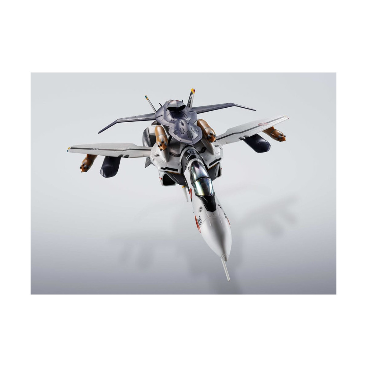 Tamashii Bandai - Hi-Metal R - VF-0S Phoenix (Roy Focker Use) & QF-2200D-B Ghost Set - Macross Zero