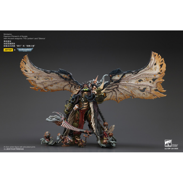 Joytoy - Warhammer - World Eaters - Angron Daemon Primarch of Khorne 1/18 - Warhammer 40000 Figurina