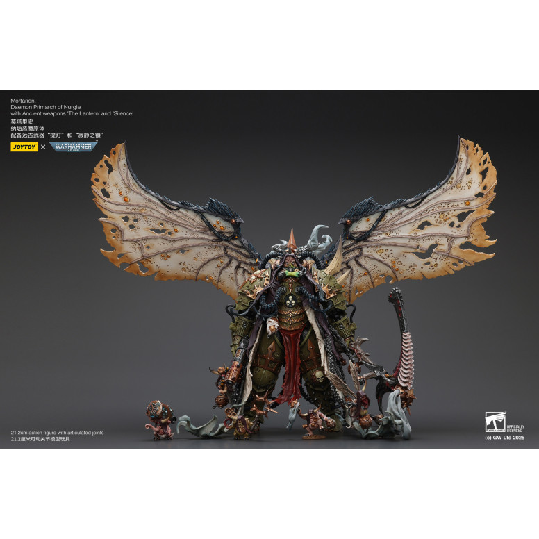 Joytoy - Warhammer - World Eaters - Angron Daemon Primarch of Khorne 1/18 - Warhammer 40000 Figurina