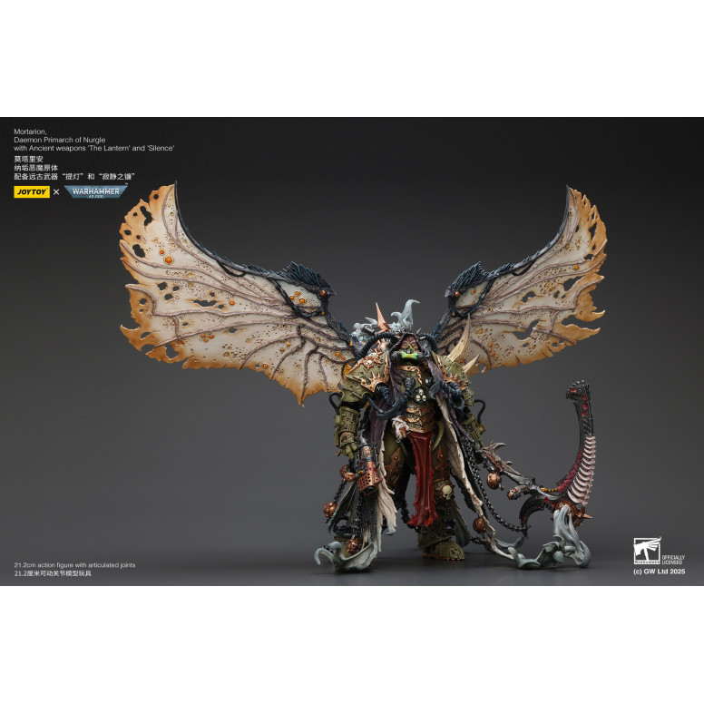 Joytoy - Warhammer - World Eaters - Angron Daemon Primarch of Khorne 1/18 - Warhammer 40000 Figurina