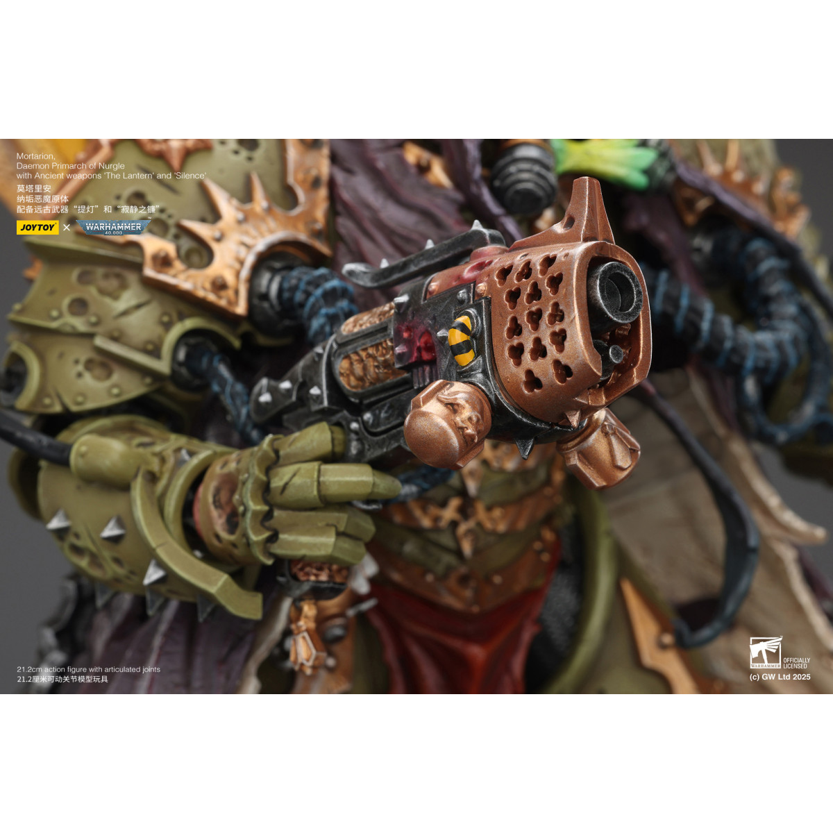 Joytoy - Warhammer - World Eaters - Angron Daemon Primarch of Khorne 1/18 - Warhammer 40000 Figurina