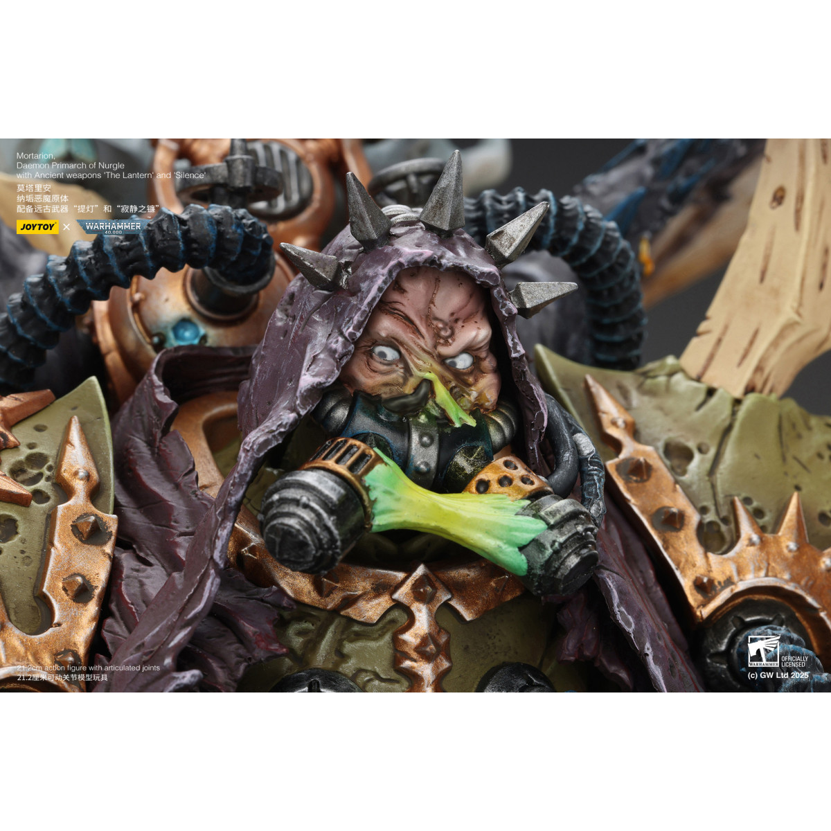 Joytoy - Warhammer - World Eaters - Angron Daemon Primarch of Khorne 1/18 - Warhammer 40000 Figurina