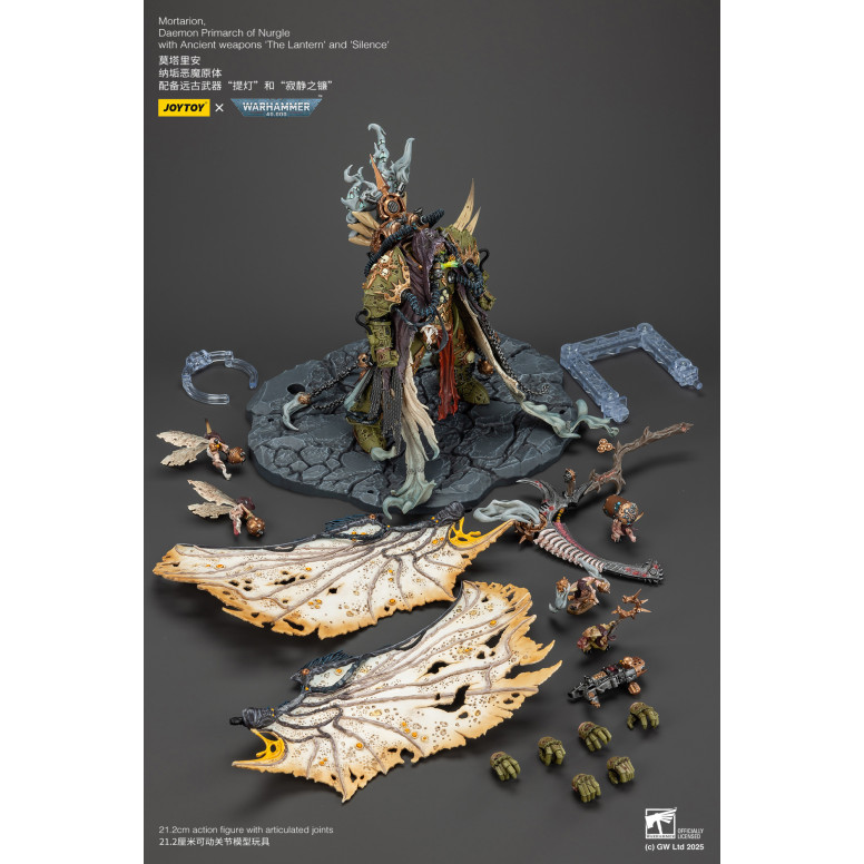 Joytoy - Warhammer - World Eaters - Angron Daemon Primarch of Khorne 1/18 - Warhammer 40000 Figurina