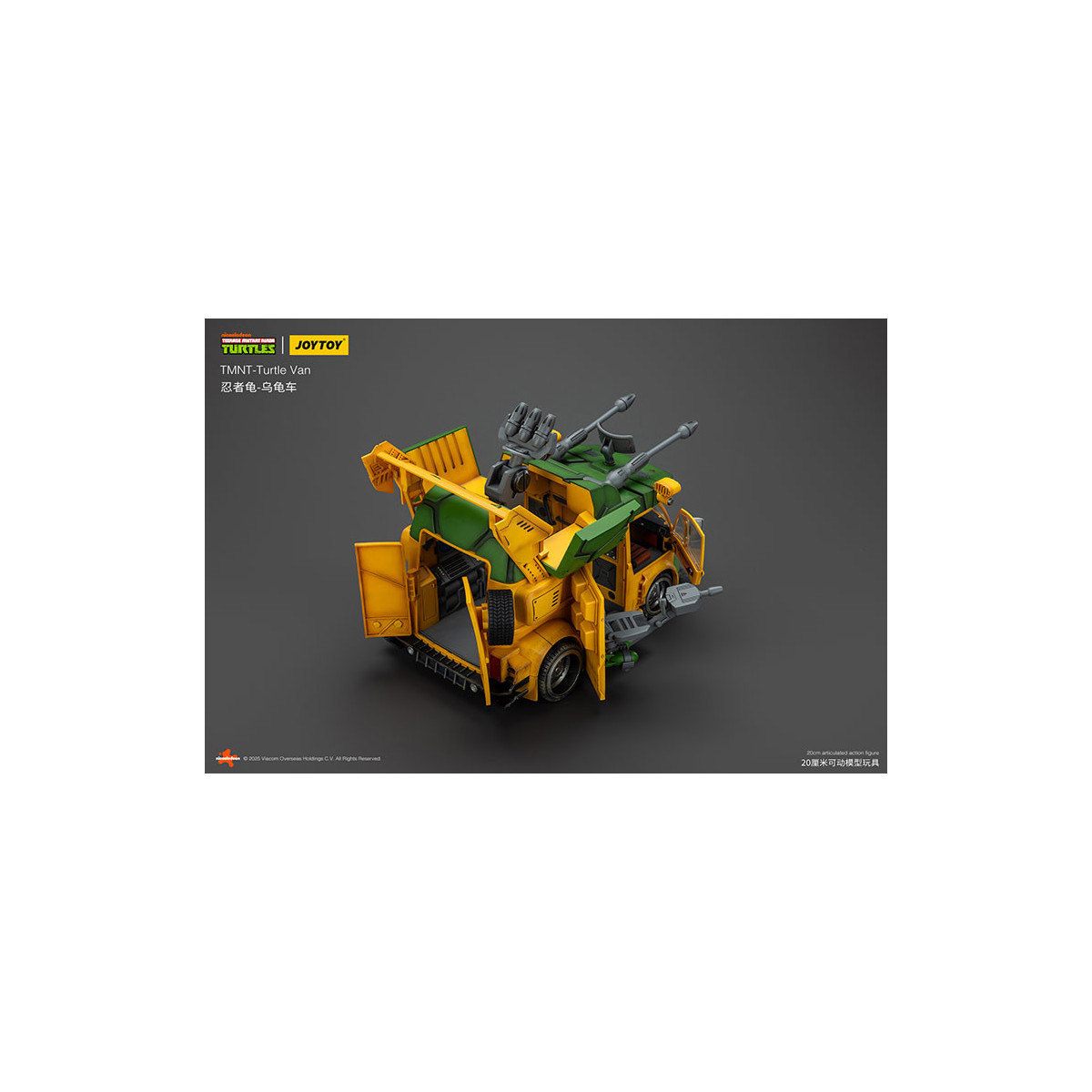 JoyToy TMNT - Furgone delle tartarughe - Teenage Mutant Ninja Turtles 1/18