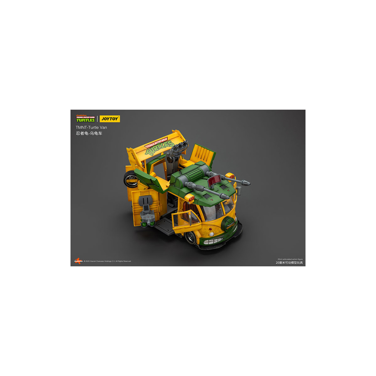JoyToy TMNT - Furgone delle tartarughe - Teenage Mutant Ninja Turtles 1/18