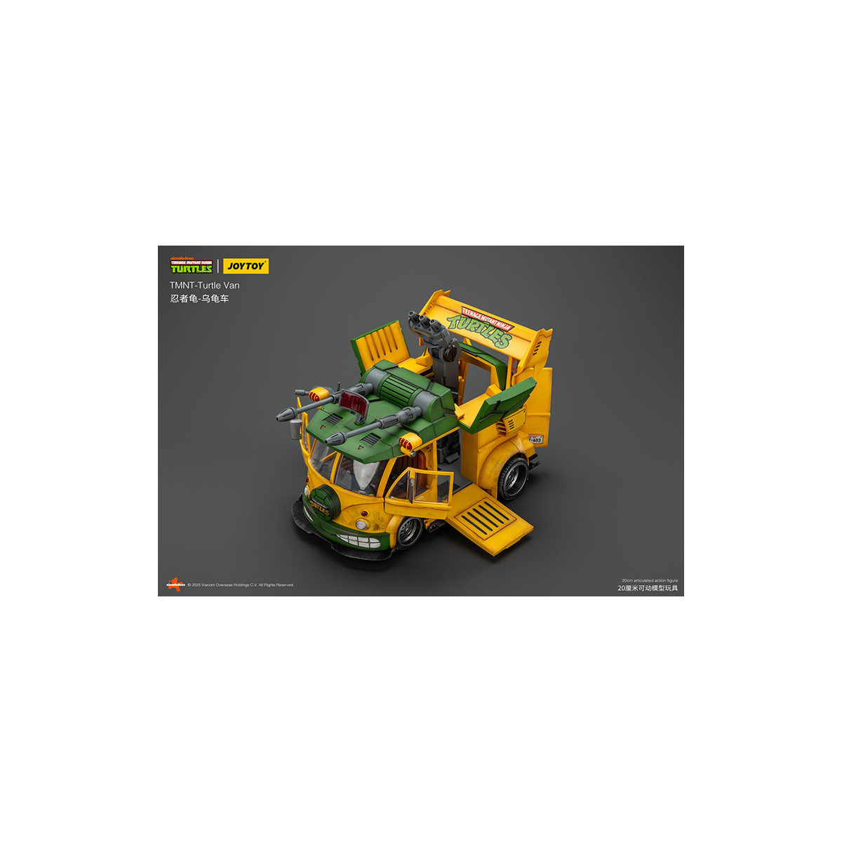 JoyToy TMNT - Furgone delle tartarughe - Teenage Mutant Ninja Turtles 1/18