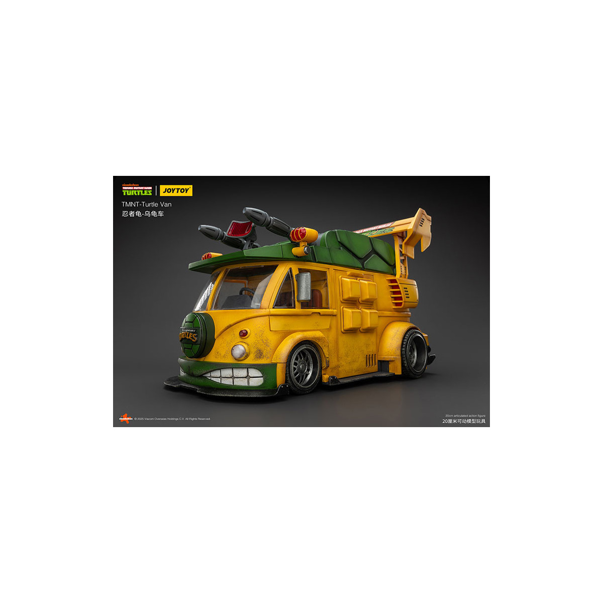JoyToy TMNT - Furgone delle tartarughe - Teenage Mutant Ninja Turtles 1/18