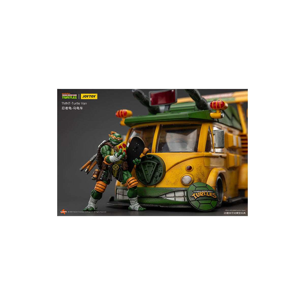 JoyToy TMNT - Furgone delle tartarughe - Teenage Mutant Ninja Turtles 1/18