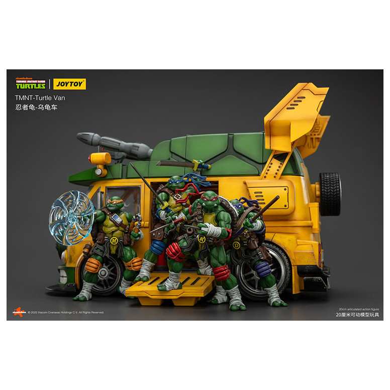 JoyToy TMNT - Furgone delle tartarughe - Teenage Mutant Ninja Turtles 1/18