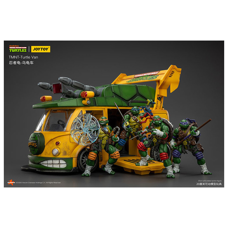 JoyToy TMNT - Furgone delle tartarughe - Teenage Mutant Ninja Turtles 1/18