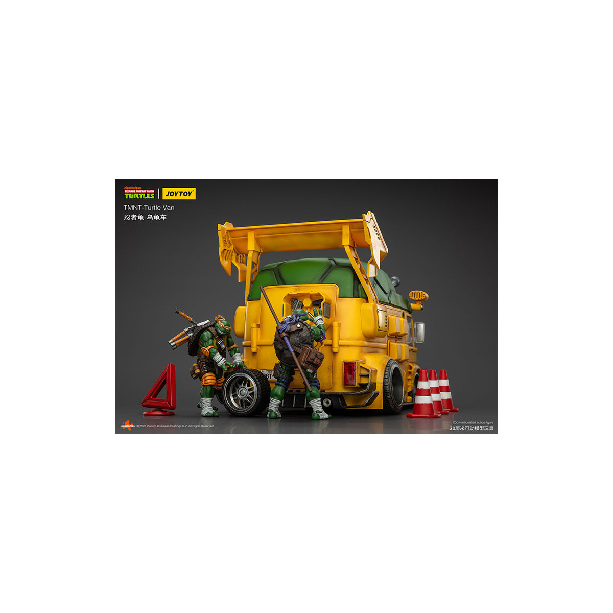 JoyToy TMNT - Furgone delle tartarughe - Teenage Mutant Ninja Turtles 1/18