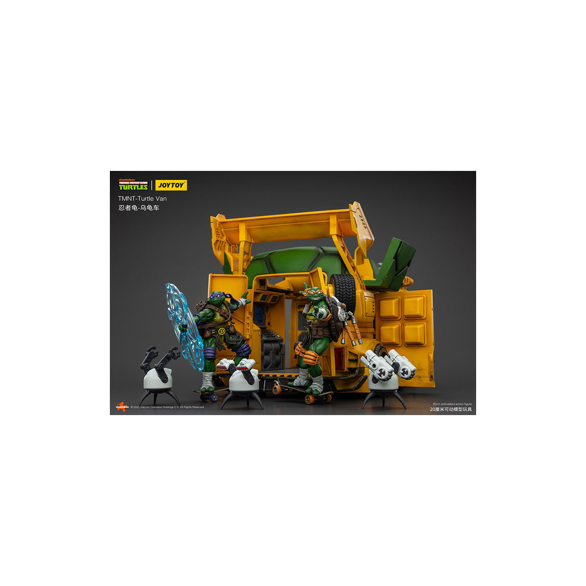 JoyToy TMNT - Furgone delle tartarughe - Teenage Mutant Ninja Turtles 1/18