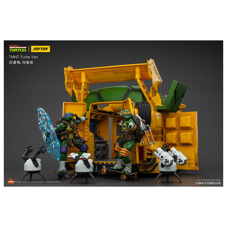 JoyToy TMNT - Furgone delle tartarughe - Teenage Mutant Ninja Turtles 1/18