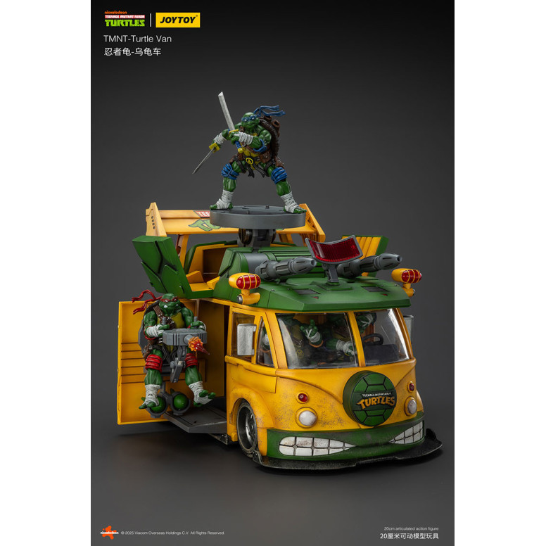 JoyToy TMNT - Furgone delle tartarughe - Teenage Mutant Ninja Turtles 1/18