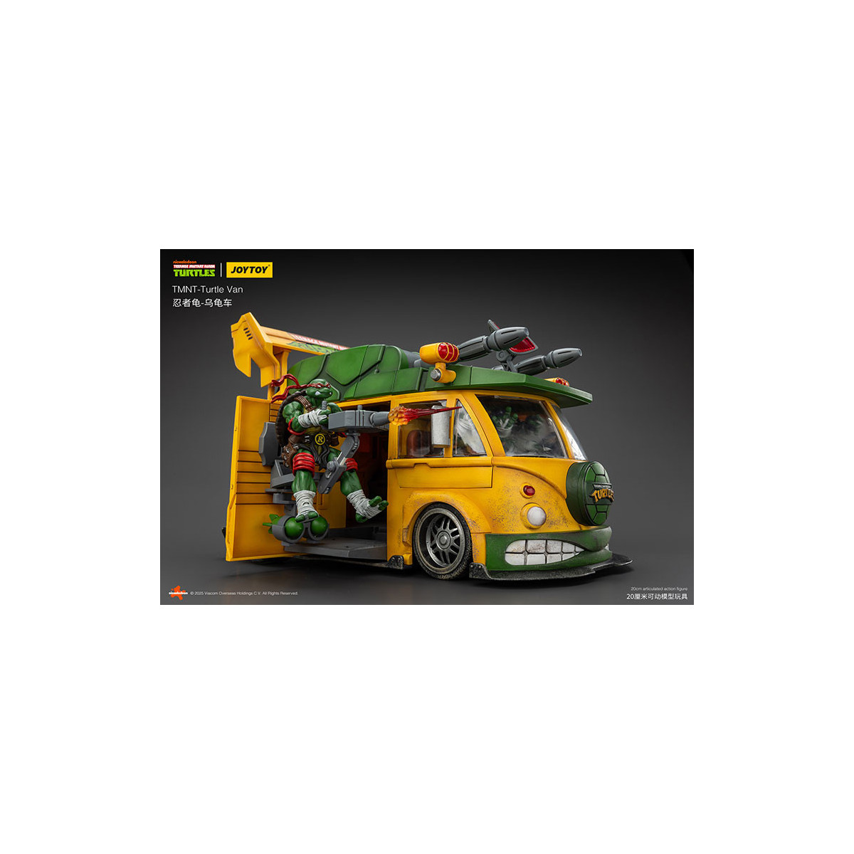 JoyToy TMNT - Furgone delle tartarughe - Teenage Mutant Ninja Turtles 1/18