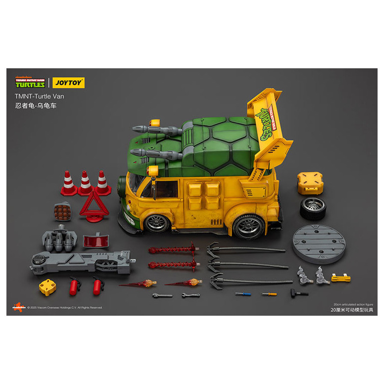 JoyToy TMNT - Furgone delle tartarughe - Teenage Mutant Ninja Turtles 1/18