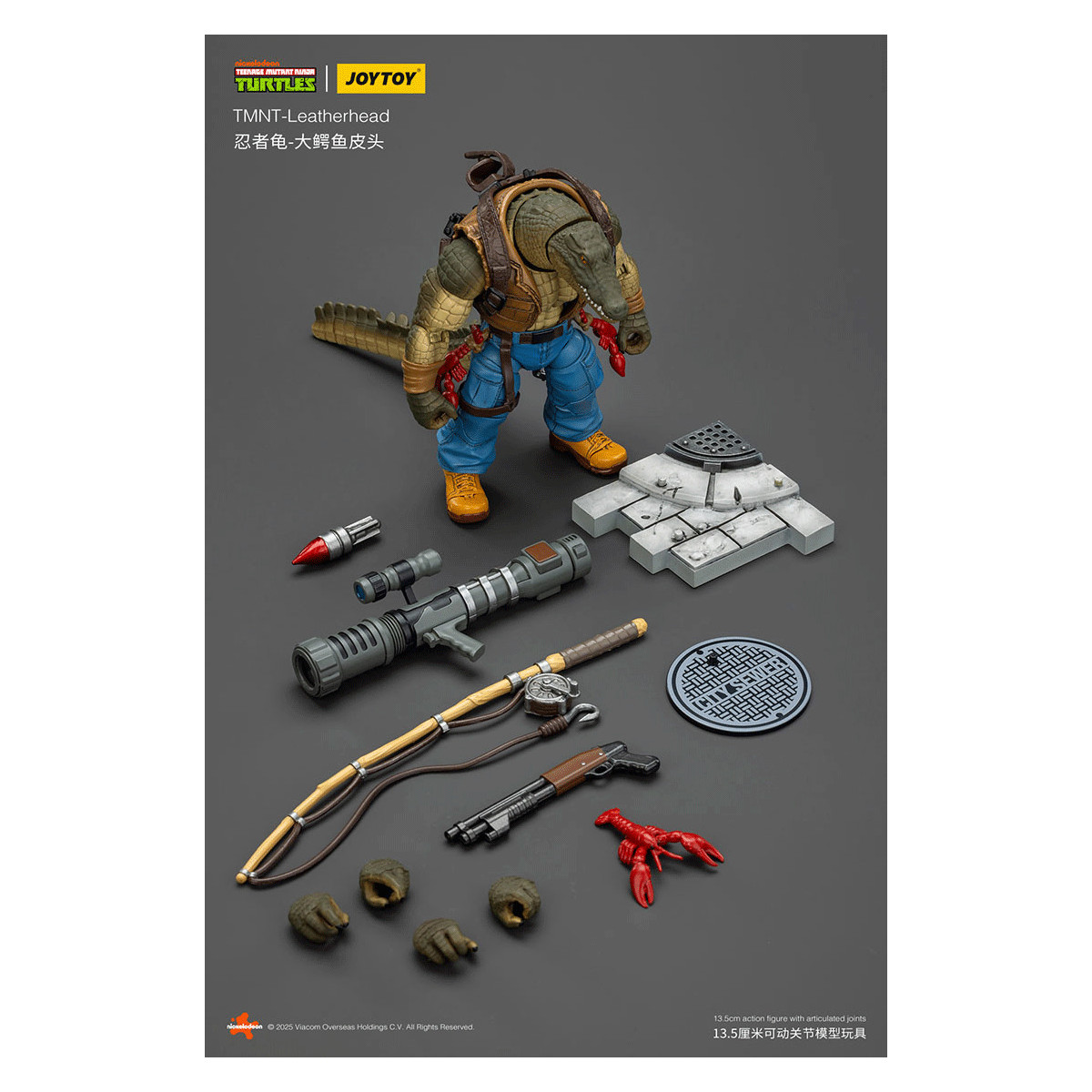JoyToy TMNT - Leatherhead - Teenage Mutant Ninja Turtles 1/18