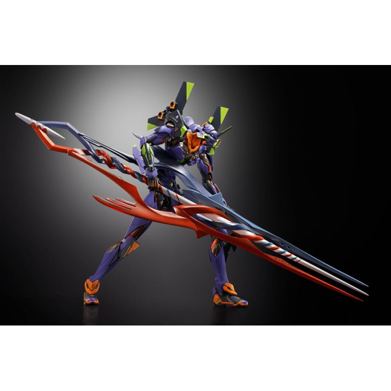 Tamashii Nations - EVA-01 Prova di tipo 30 con la Lancia di Gaius - Costruzione in metallo - Neon Genesis Evangelion